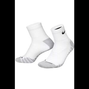 Nike Men's Everyday Max Cushion 2-Pack Dri Fit Ankle Socks White/Gray